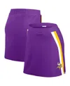 Wear By Erin Andrews Purple Minnesota Vikings Stripe Skort In Pink