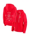 Wear By Erin Andrews Women's Red Indiana Fever Vintage Full-zip Hoodie In Red