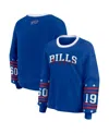 Wear By Erin Andrews Women's Royal Buffalo Bills Plus Size Sport Long-sleeve T-shirt In Blue
