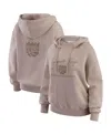 Wear By Erin Andrews Women's Tan Sacramento Kings Washed Pullover Crewdie In Multi