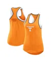 Wear By Erin Andrews Women's Tennessee Orange Tennessee Volunteers Open Hole Razorback Tank Top In Tennessee Orange