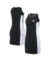 Wear By Erin Andrews Black Georgia Bulldogs Bodyframing Tank Dress In Black