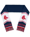 Wear By Erin Andrews Women's  Boston Red Sox Jacquard Stripe Scarf In Blue