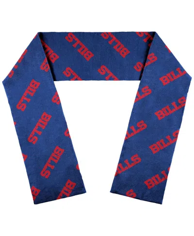 Wear By Erin Andrews Women's  Buffalo Bills Team Wordmark Scarf In Royal