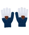 WEAR BY ERIN ANDREWS WOMEN'S WEAR BY ERIN ANDREWS CHICAGO BEARS COLOR-BLOCK GLOVES