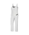 Wear By Erin Andrews Women's  Cream Philadelphia Eagles Plus Size Cozy Scoop Neck Tank Top And Pants In Cream