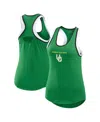 Wear By Erin Andrews Women's  Green Oregon Ducks Open Hole Razorback Tank Top In Green