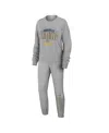 Wear By Erin Andrews Women's  Heather Gray Nashville Predators Knit Long Sleeve Tri-blend T-shirt And In Heather Gray