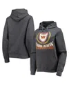 Wear By Erin Andrews Women's  Heathered Gray Washington Commanders Fleece Pullover Hoodie In Heathered Gray
