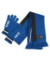 Wear By Erin Andrews Women's  Indianapolis Colts Scarf And Glove Set In Blue,black