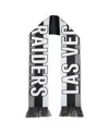 Wear By Erin Andrews Women's  Las Vegas Raiders Stripe Scarf In White,black