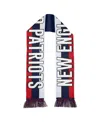 Wear By Erin Andrews Women's  New England Patriots Stripe Scarf In White,blue