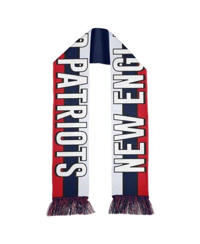 Wear By Erin Andrews Women's  New England Patriots Stripe Scarf In White,blue