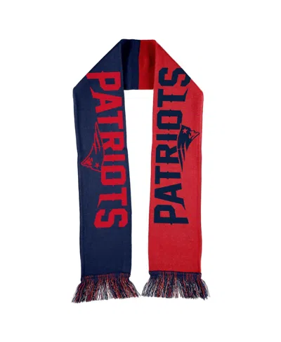 Wear By Erin Andrews Women's  New England Patriots Team Pride Scarf In Blue,red