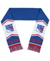 Wear By Erin Andrews Women's  New York Rangers Jacquard Stripe Scarf In Blue