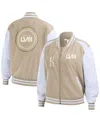 Wear By Erin Andrews Women's  Tan Super Bowl Lviii Tonal Full-zip Jacket In Tan