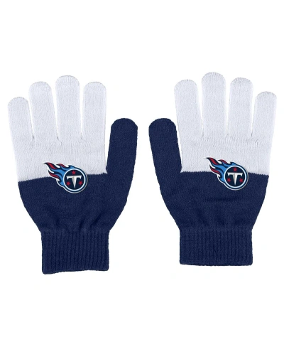 Wear By Erin Andrews Women's  Tennessee Titans Color-block Gloves In Multi