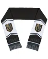 Wear By Erin Andrews Women's  Vegas Golden Knights Jacquard Stripe Scarf In Black