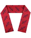 Wear By Erin Andrews Women's  Washington Capitals Team Wordmark Scarf In Red