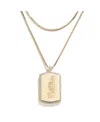 WEAR BY ERIN ANDREWS WOMEN'S WEAR BY ERIN ANDREWS X BAUBLEBAR PHILADELPHIA PHILLIES DOG TAG NECKLACE