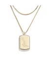 WEAR BY ERIN ANDREWS WOMEN'S WEAR BY ERIN ANDREWS X BAUBLEBAR SAN FRANCISCO GIANTS DOG TAG NECKLACE
