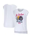 Wear By Erin Andrews Women's White 2024 Mlb All-star Game Muscle Tank Top In White