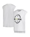 Wear By Erin Andrews Women's White Colorado Buffaloes Coach Prime Working Sleeveless Muscle T-shirt In White