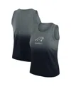 Wear By Erin Andrews Women's X Gracie Hunt Black Carolina Panthers Ombre Tank Top In Black
