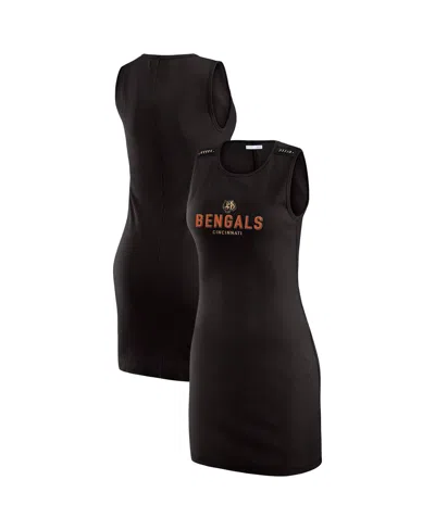 Wear By Erin Andrews Women's X Gracie Hunt Black Cincinnati Bengals Ribbed Tank Dress