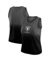 Wear By Erin Andrews Women's X Gracie Hunt Black Las Vegas Raiders Ombre Tank Top