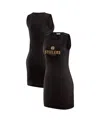 Wear By Erin Andrews Women's X Gracie Hunt Black Pittsburgh Steelers Ribbed Tank Dress