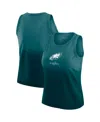 Wear By Erin Andrews Women's X Gracie Hunt Green Philadelphia Eagles Ombre Tank Top In Green