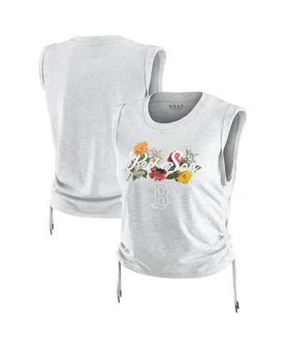 Wear By Erin Andrews Women'sâ Heather Gray Boston Red Sox Cinched Tank Top