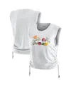 Wear By Erin Andrews Women'sâ Heather Gray Milwaukee Brewers Cinched Tank Top