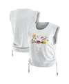 Wear By Erin Andrews Women'sâ Heather Gray Philadelphia Phillies Cinched Tank Top
