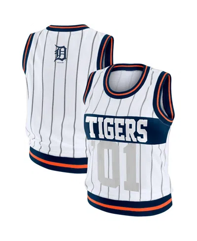 Wear By Erin Andrews Women'sâ White Detroit Tigers Sporty Tank Top