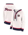 Wear By Erin Andrews Women'scream Indiana Fever Hooded Sweater In White