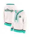 Wear By Erin Andrews Women'scream New York Liberty Hooded Sweater In Multi