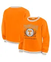 Wear By Erin Andrews Women'stennessee Orange Tennessee Volunteers Seal Sweatshirt In Orange