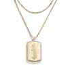 WEAR BY ERIN ANDREWS X BAUBLEBAR CLEVELAND GUARDIANS DOG TAG NECKLACE
