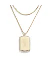 Wear By Erin Andrews X Baublebar Minnesota Twins Dog Tag Necklace