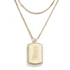 WEAR BY ERIN ANDREWS X BAUBLEBAR TAMPA BAY RAYS DOG TAG NECKLACE