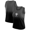 Wear By Erin Andrews X Gracie Hunt Black New Orleans Saints Ombre Tank Top In Black