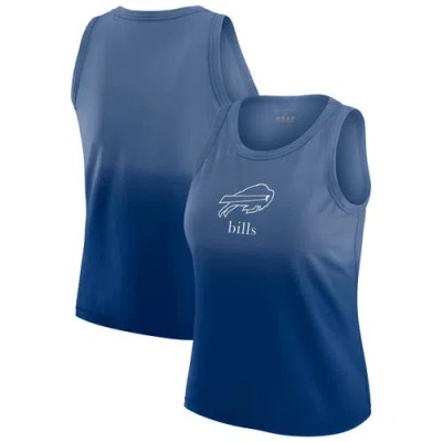 Wear By Erin Andrews X Gracie Hunt Royal Buffalo Bills Ombre Tank Top In Blue