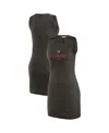 Wear By Erin Andrews X Gracie Hunt Women's Pewter Tampa Bay Buccaneers Ribbed Tank Dress In Pewter