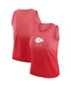 Wear By Erin Andrews X Gracie Hunt Women's Red Kansas City Chiefs Ombre Tank Top In Red