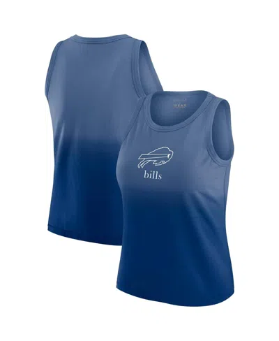 Wear By Erin Andrews X Gracie Hunt Women's Royal Buffalo Bills Ombre Tank Top