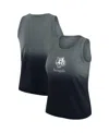 Wear By Erin Andrews X Gracie Women's Black Cincinnati Bengals Ombre Tank Top In Gray