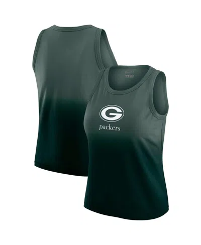 Wear By Erin Andrews X Gracie Women's Hunt Green Green Bay Packers Ombre Tank Top
