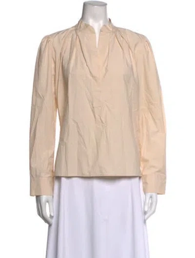 Pre-owned Wear Cissa Long Sleeve Blouse In Neutrals